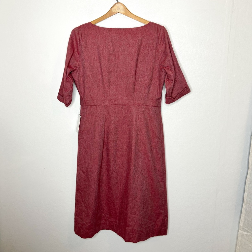 NWT Paris‎ Bloom Madeline Dress Retro Vintage Inspired Knee Length Dress Large L - Picture 8 of 8